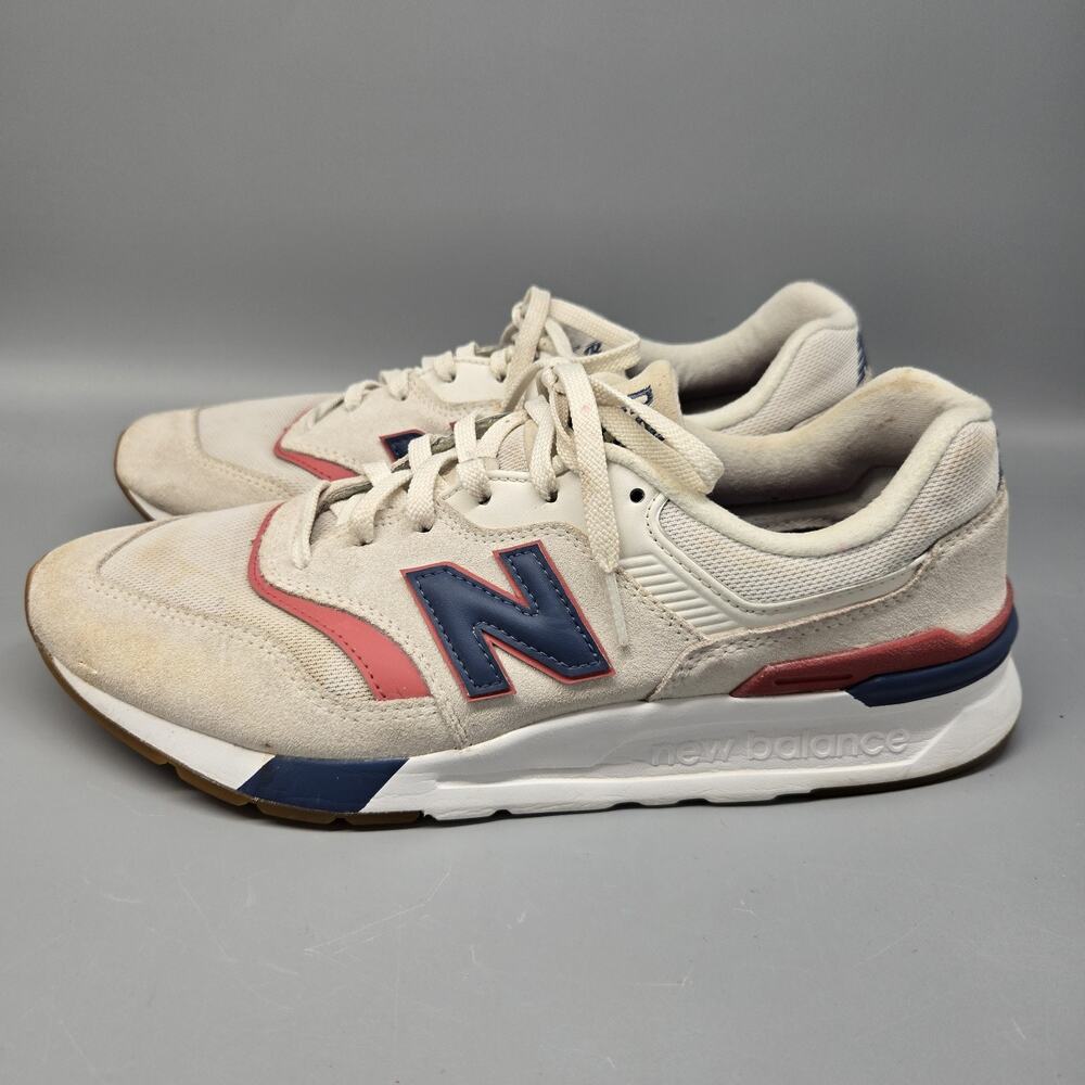 Unisex Women's 11 Men’s 9.5 New Balance 997H White Blue Red Running Shoes